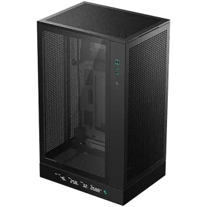 DeepCool CH270 DIGITAL, Mini Tower, Mini-ITX/Micro-ATX, 2xUSB3.0, 1xType-C Gen 2, 1xAudio/Mic, Mesh Panel, Black, R-CH270-BKNDM0-G-1, 2Y