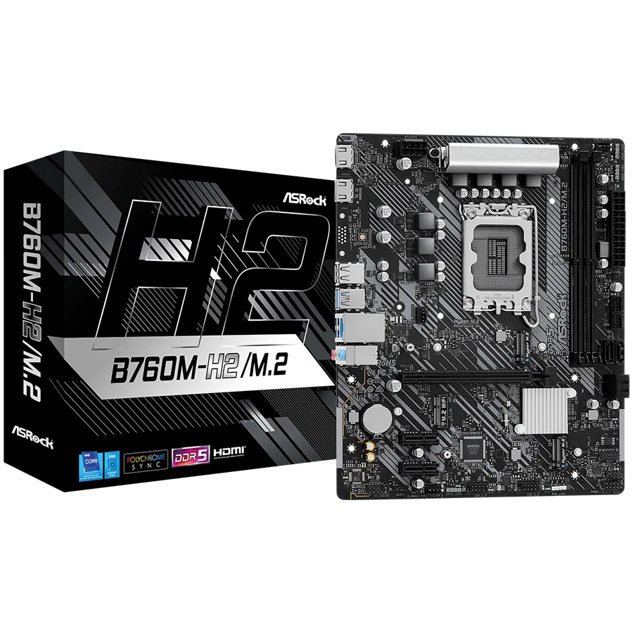 ASROCK B760M-H2/M.2 mATX LGA1700 DDR5