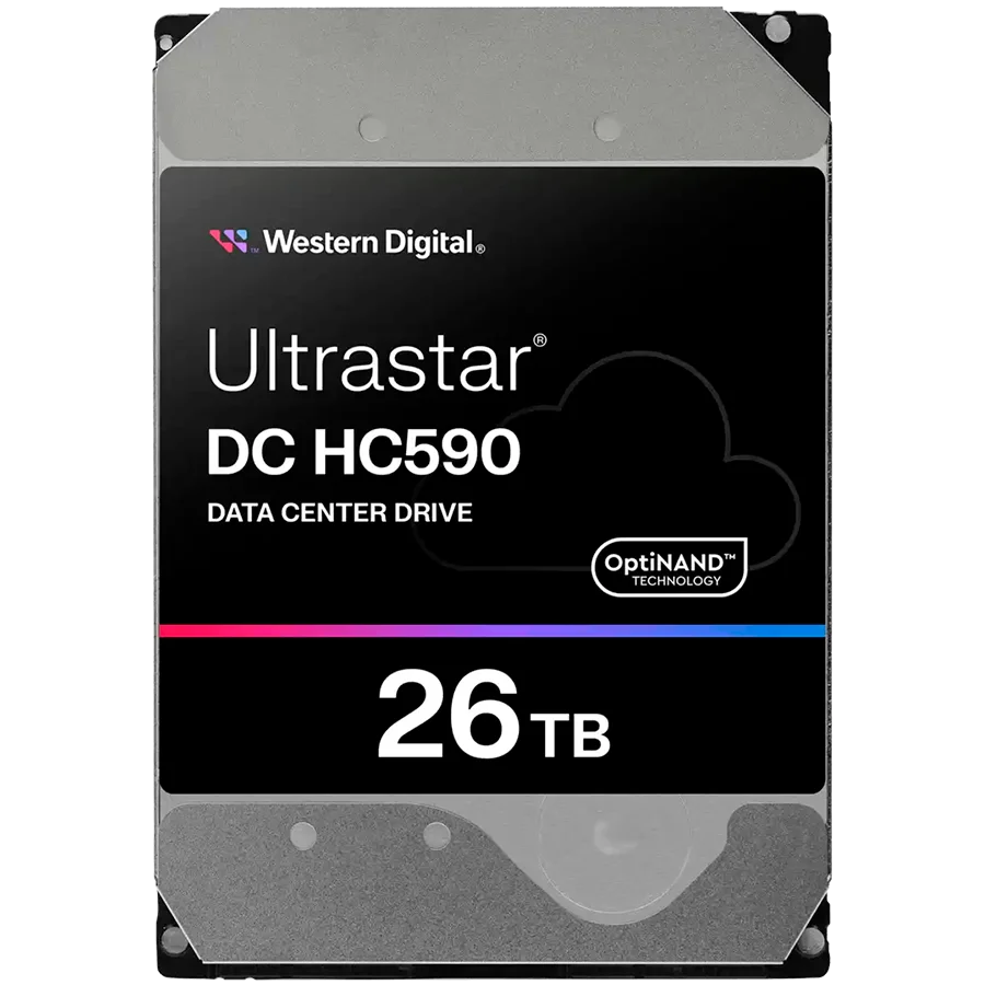 HDD Server WD/HGST ULTRASTAR DC HC590 (3.5’’, 26TB, 512MB, 7200RPM, SATA 6Gb/s, 512E SE NP3) SKU: 0F65672