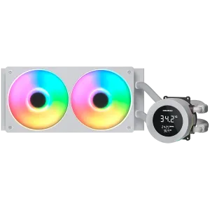 COUGAR Poseidon Vistek ARGB 240 AiO Liquid Watercooling - White