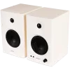 Edifier MR4 Active Studio Monitors, RCA, AUX, TRS, 1-inch Tweeters, 4-inch Woofers, 42W (RMS), Control Knob, White