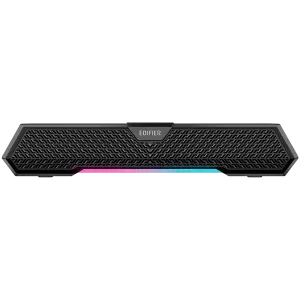 Edifier MG250 2.0 Desktop Soundbar, Bluetooth V5.3, USB-A soundcard input, 2-inch full-range drivers 5W (RMS) output, RGB light strip with companion app control, Built-in MEMS microphone with noise-cancellation, One-touch touch-panel control, Black