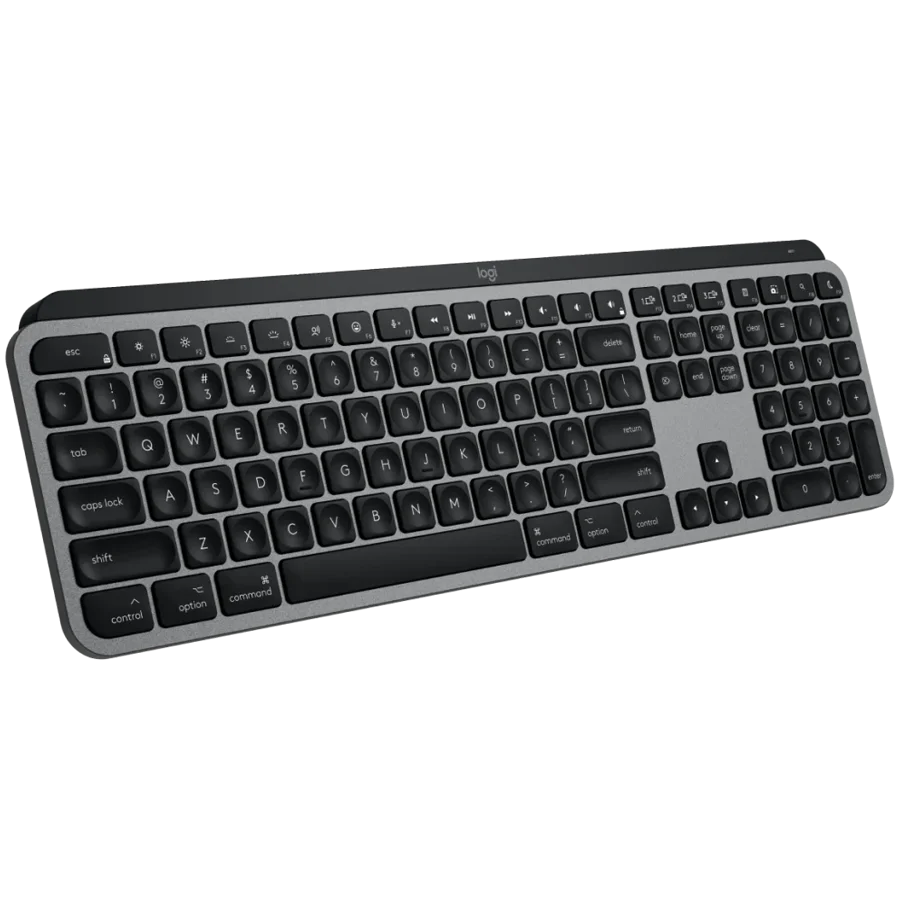 LOGITECH MX Keys S for Mac - SPACE GREY - US INT'L - BT - EMEA28-935 LOGITECH MX Keys S for Mac - SPACE GREY - US INT'L - BT - EMEA28-935