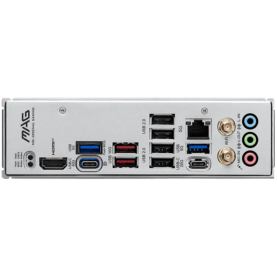 MSI X870E GAMING PLUS MAX WIFI, ATX, Socket AM5, 4x DDR5 Dual Channel DDR5 up to 8200(OC)MHz, 3x PCIe x16 slot, 3x M.2 slot, 4x USB 2.0, 2x USB 5Gbps, 2x USB 10Gbps, 1x 20Gbps Type-C, 1x 40Gbps Type-C, HDMI, 7.1 HD Audio, 5G LAN, WiFI 7, BT, 3Y
