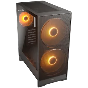COUGAR AIRFACE 180 PC Case, Mid Tower, Black