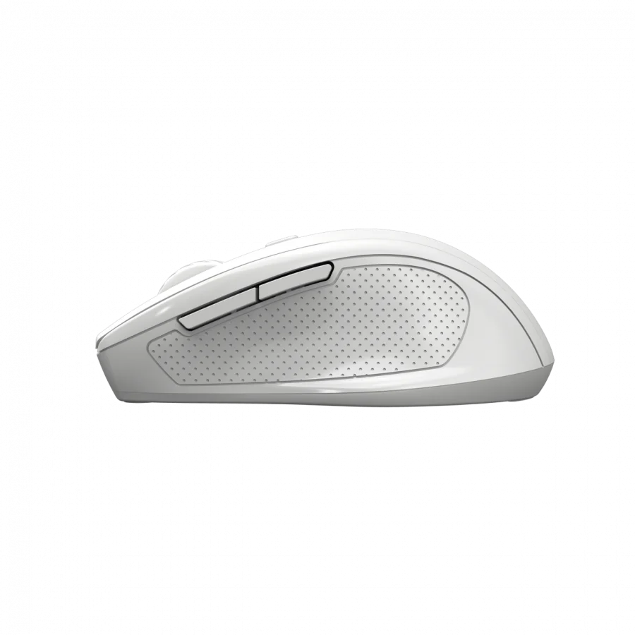 Canyon 6 buttons wireless 2.4Ghz mouse, MX8650A Sensor, DPI up to 1600,Injection case, 3 M life times left and right switches, 2xAAA battery, ABS material, Size: 105x71x40mm, Weight: 59g, white
