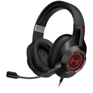 Edifier G2 II USB Gaming Headset, 50mm drivers, Virtual 7.1 Surround, RGB lighting, Noise-Canceling Microphone, Black