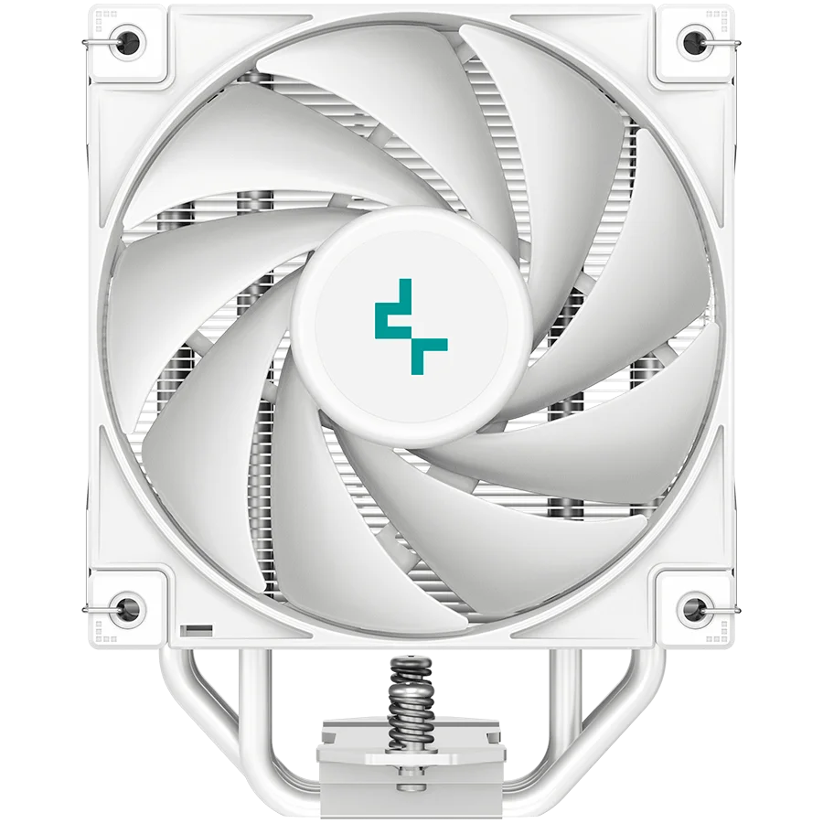 DeepCool AK400 WH, CPU Air Cooler, 1x120mm PWM Fan, TDP 220W, 4 Heatpipes, White, LGA1700/1200/115x, AMD AM5/AM4, 127x97x155 mm(LxWxH), 3Y, R-AK400-WHNNMN-G-1