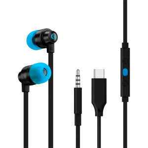 LOGITECH G333 Wired Gaming Earphones - BLACK - 3.5 MM