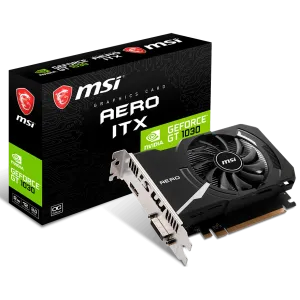 MSI Video Card NVidia GT 1030 AERO ITX 2GD4 OC (2G GDDR4 ,HDMI,  DVI) retail