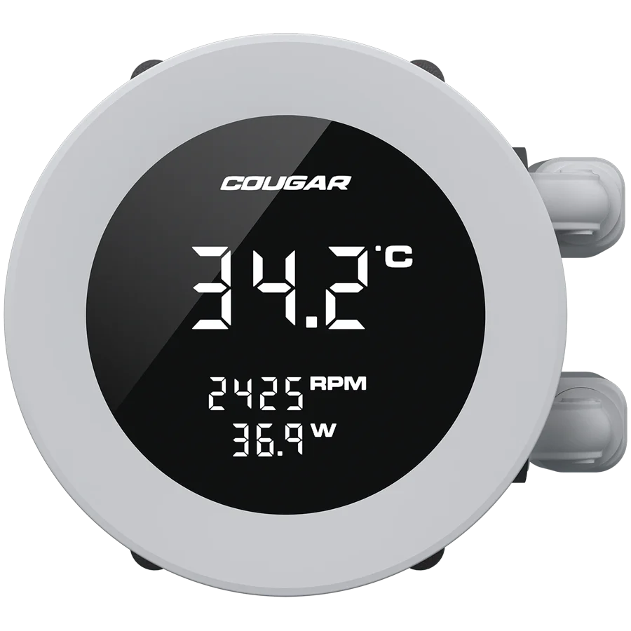 COUGAR Poseidon Vistek ARGB 240 AiO Liquid Watercooling - White