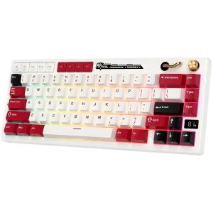 ROYAL KLUDGE RK M65 Famicom Gaming Keyboard Cream switch