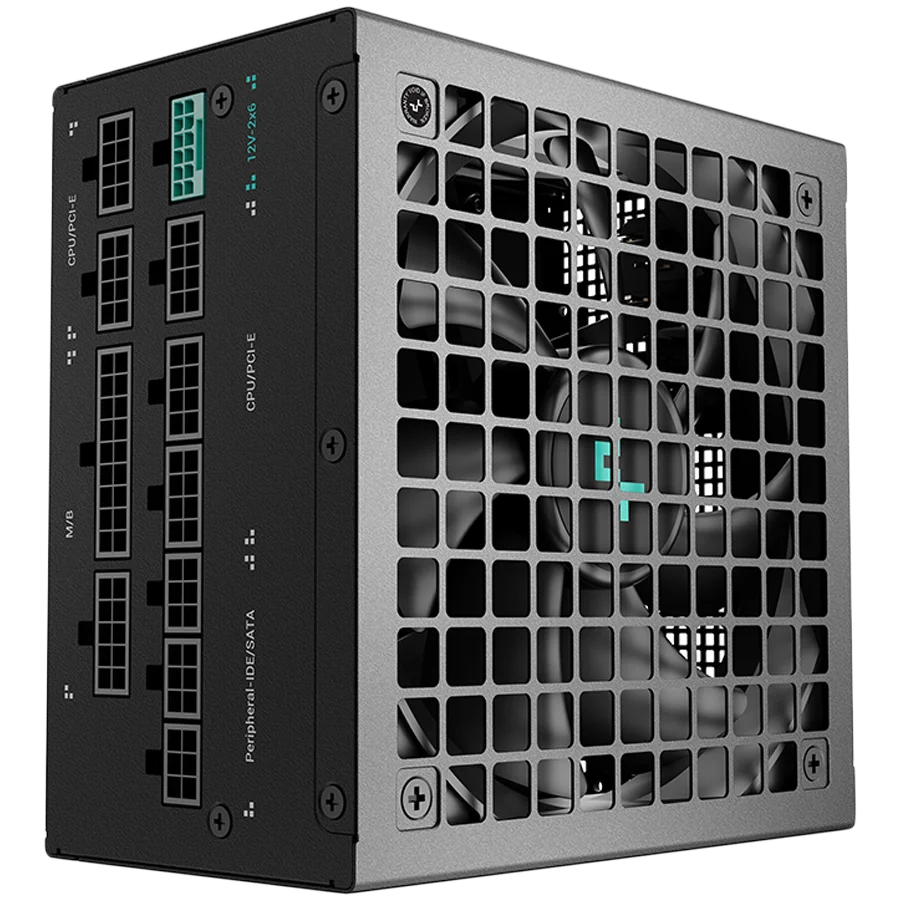 DeepCool Gamer Storm, PN1000-M, 1000W, 80 Plus GOLD, ATX12V V3.1, Japanese Capacitors, Fully Modular, Black Sleeved Cables, Hydro Bearing 120mm Fan, OPP/OVP/SCP/OTP/OCP/UVP/SIP/NLO, R-PNA00M-FC0B-JGEU, 10Y