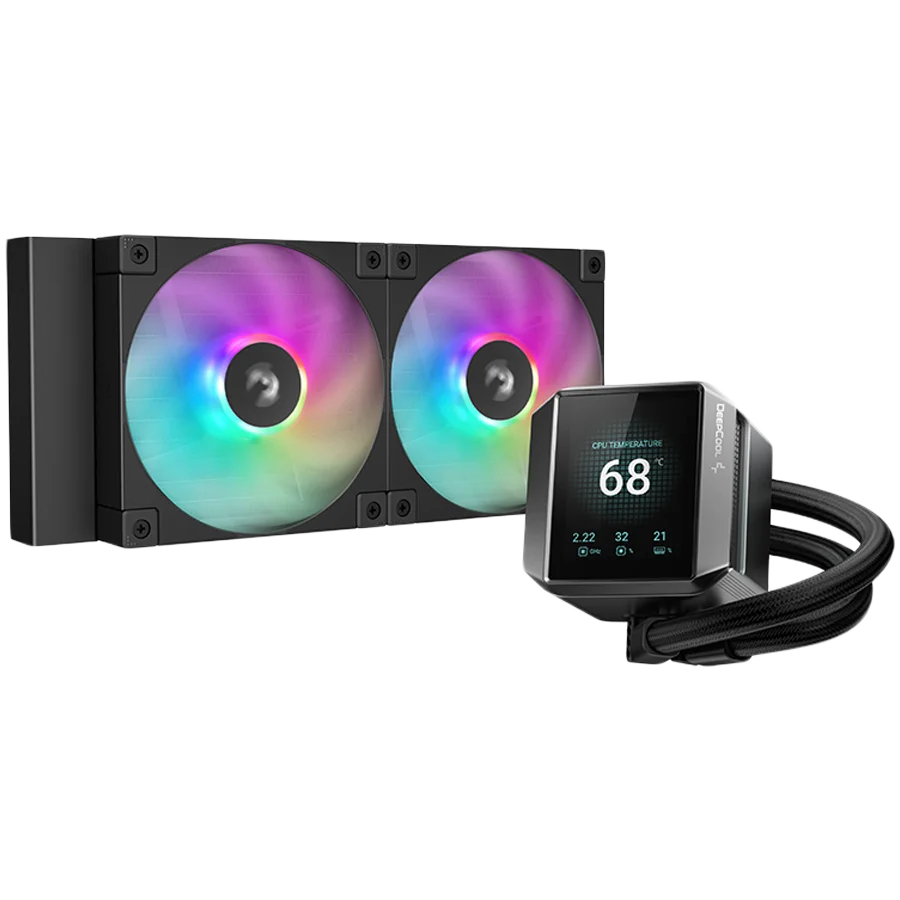 DeepCool MYSTIQUE 240 ARGB, 240mm CPU Liquid Cooler, 2.8