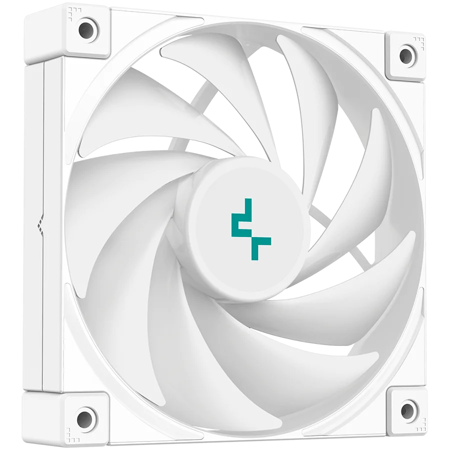 DeepCool AK620 WH, CPU Air Cooler, 2x120mm PWM FDB Fan, TDP 260W, 6 Heatpipes, White, LGA2066/2011-v3/2011/1700/1200/115x, AMD AM5/AM4, 129x138x160 mm(LxWxH), 3Y, R-AK620-WHNNMT-G-1