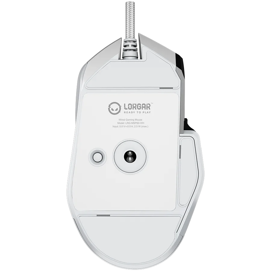LORGAR MSP80, 8000 Hz Gaming Mouse Pro, White