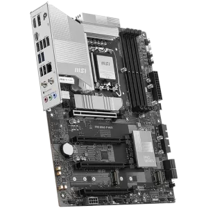 MSI PRO B860-P WIFI, ATX, LGA 1851, 4x DDR5 Dual Channel DDR5 up to 8600(OC)MHz, 4x PCIe x16 slot, 3x M.2 slot, 4x USB 2.0, 2x USB 5Gbps, 2x USB 10Gbps, 1x USB 40Gbps Type-C, HDMI, DP, 7.1 HD Audio, 5G LAN, WiFi, BT, 3Y MSI PRO B860-P WIFI, ATX, LGA 1851, 4x DDR5 Dual Channel DDR5 up to 8600(OC)MHz, 4x PCIe x16 slot, 3x M.2 slot, 4x USB 2.0, 2x USB 5Gbps, 2x USB 10Gbps, 1x USB 40Gbps Type-C, HDMI, DP, 7.1 HD Audio, 5G LAN, WiFi, BT, 3Y