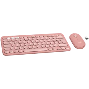 LOGITECH Pebble 2 Bluetooth Keyboard Combo - TONAL ROSE - US INT'L