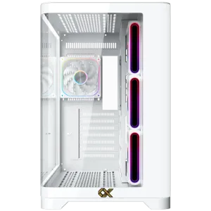 Crystal Storm Arctic V2 EN49408 (WH,EATX,U3+U2,Front Curved & Left TG,3PCS J22A PWM Arctic Reverse & 1PC J22A PWM Arctic,ARGB PCB)