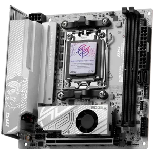MSI MPG B850I EDGE TI WIFI, mITX, Socket AM5, Dual Channel DDR5 10000+MHz (OC), 1x PCIe x16 slot, 2x M.2 slot, 1x HDMI, 3x USB 3.2 Gen 2, 2x USB 3.2 Gen 1, 1x USB 3.2 Gen2x2 Type C, 7.1 HD Audio, 5Gbps LAN, WIFI, BT, 3Y