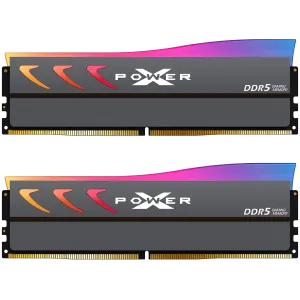 SILICON POWER 32GB (16Gx2) XPOWER Storm DDR5 RGB Gaming UDIMM, DDR5-6000, C36, 2Gx8 SR, RGB-UDIMM, w/HS-G