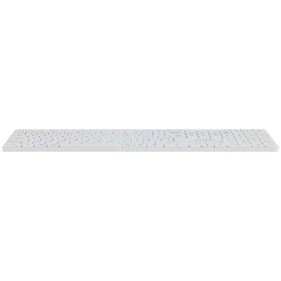 CANYON keyboard HKB-W11 UK/US RGB Dual Mode Wireless White CANYON keyboard HKB-W11 UK/US RGB Dual Mode Wireless White