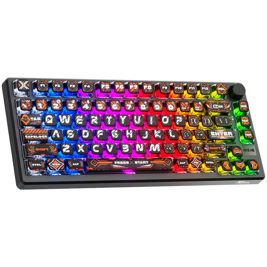 ROYAL KLUDGE RKM75 HE Hephaestus Gaming Keyboard Mint switch
