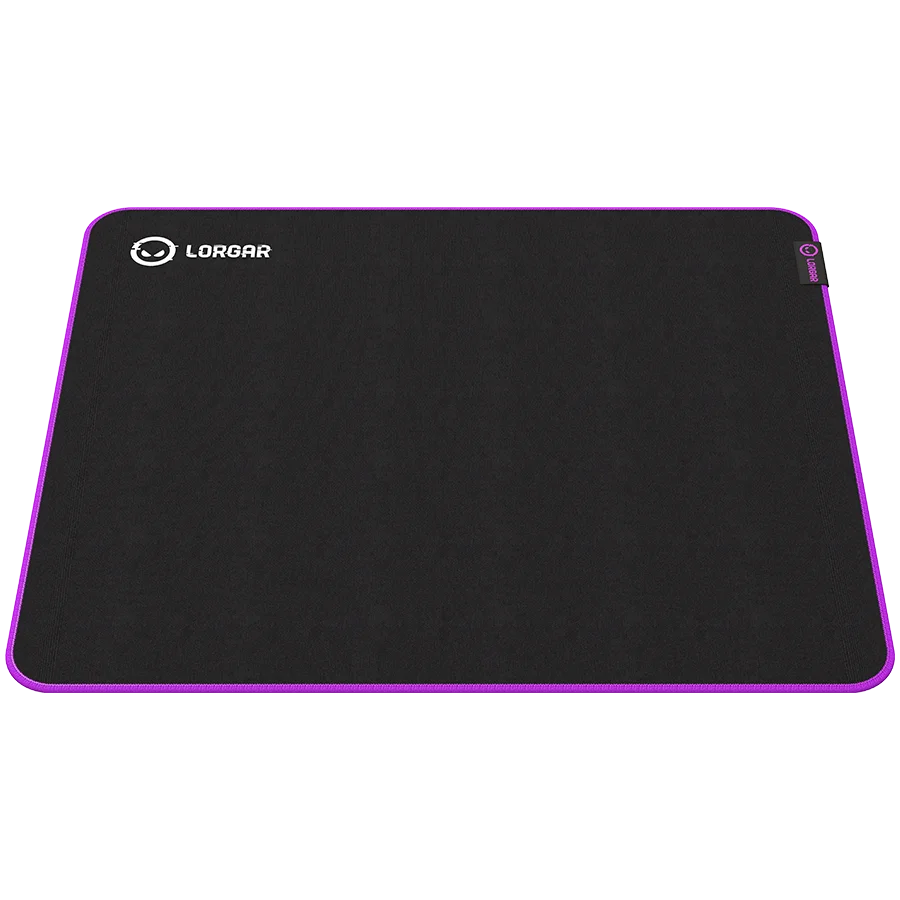 Lorgar Main 315, Gaming mouse pad, High-speed surface, Purple anti-slip rubber base, size: 500mm x 420mm x 3mm, weight 0.39kg