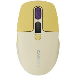 CANYON mouse MW-26 LCD Silent Dual Mode Wireless Yellow