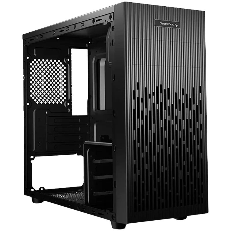 DeepCool MATREXX 30, Mini Tower, Mini-ITX/Micro-ATX, 1x USB2.0, 1x USB3.0, 1x Audio, 1x Mic, 1x120mm Pre-Installed Black Fan, Tempered Glass, Mesh Panel, DP-MATX-MATREXX30