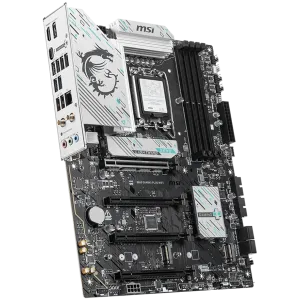 MSI PRO B860 GAMING PLUS WIFI, ATX, LGA 1851, 4x DDR5 Dual Channel DDR5 up to 8600(OC)MHz, 4x PCIe x16 slot, 3x M.2 slot, 4x USB 2.0, 2x USB 5Gbps, 2x USB 10Gbps, 1x USB 40Gbps Type-C, HDMI, DP, 7.1 HD Audio, 5G LAN, WiFi, BT, 3Y