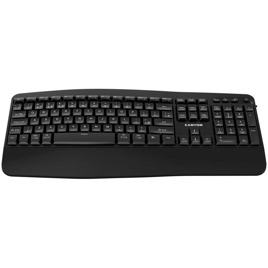 CANYON keyboard HKB-W6 Wireless Black