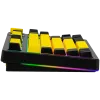 LORGAR KBP70TKLW, Wireless TKL Mechanical Gaming Keyboard Pro, Black/yellow, EN layout LORGAR KBP70TKLW, Wireless TKL Mechanical Gaming Keyboard Pro, Black/yellow, EN layout