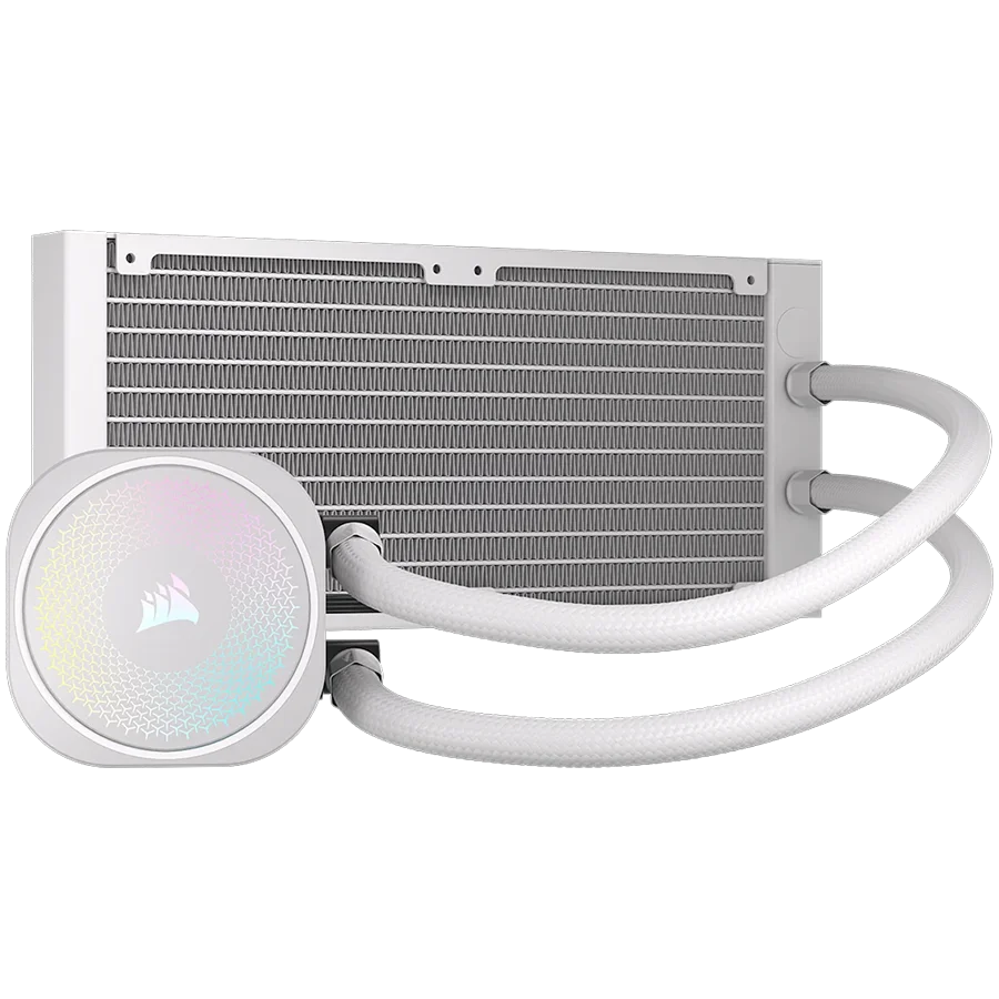 CORSAIR NAUTILUS 240 ARGB White, 240mm Radiator, Liquid CPU Cooler