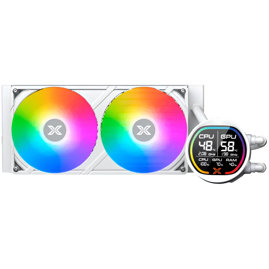 LK Pro 240 Digital Arctic EN47435 (WH AIO,Digital LCD Pump & 240mm PWM Fan,Mini ARGB Controller,Intel & AMD & 20xx)