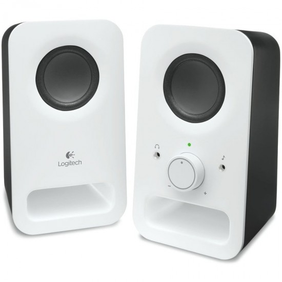 LOGITECH Z150 Stereo Speakers - SNOW WHITE - 3.5 MM LOGITECH Z150 Stereo Speakers - SNOW WHITE - 3.5 MM