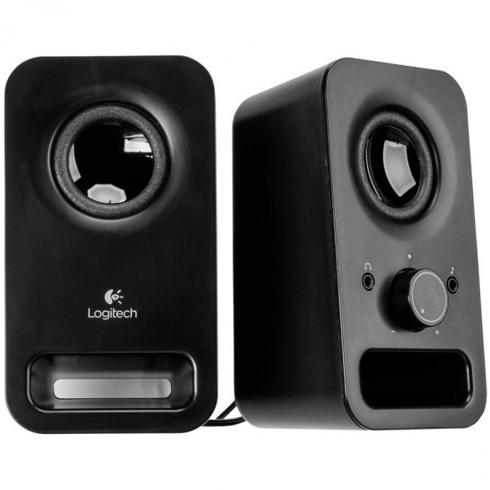 LOGITECH Z150 Stereo Speakers - MIDNIGHT BLACK - 3.5 MM LOGITECH Z150 Stereo Speakers - MIDNIGHT BLACK - 3.5 MM