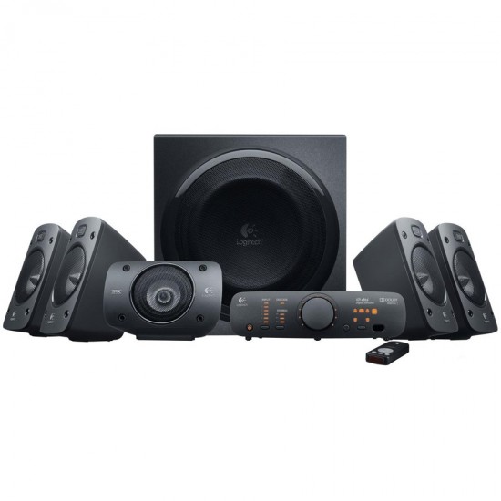 LOGITECH Z906 THX Surround Sound 5.1 Speakers - BLACK - 3.5 MM LOGITECH Z906 THX Surround Sound 5.1 Speakers - BLACK - 3.5 MM