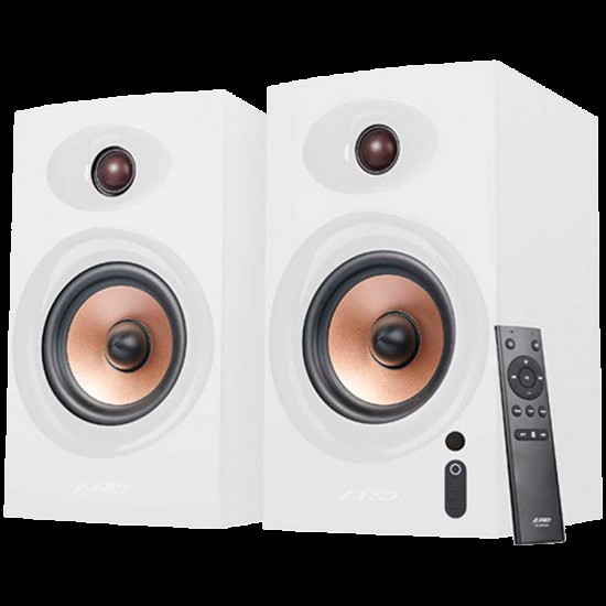 Multimedia Bluetooth Speakers R23BT White, Bluetooth 5.0, Optical, AUX, USB, 2*1