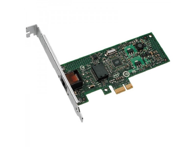 Intel Gigabit CT Desktop Adapter, 1GB CT port, Ethernet, 10/100/1000Base-T, PCI-E v1.1x2.5  (Low Profile and Full Height brackets included)
