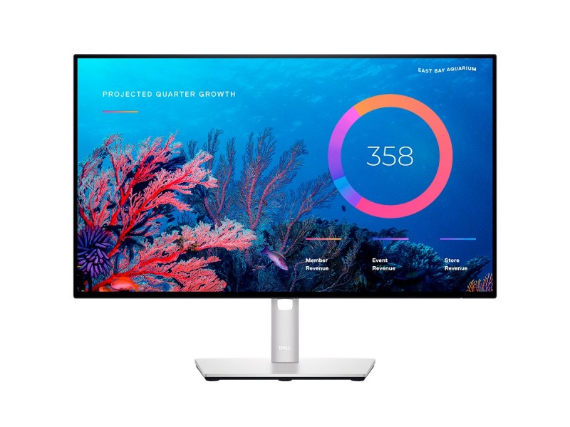DELL UltraSharp Monitor U2422HE USB-C RJ-45, 23.8   (16:9), IPS LED backlit, AG, 3H coating, 1920x1080, 1000:1, 250 cd/m2, 5 ms, 178°/178°, HDMI, DP, DP-out, USB-C, USB 3.2 Hub, RJ-45, height, pivot, tilt ,swivel, VESA (100 mm), 3y