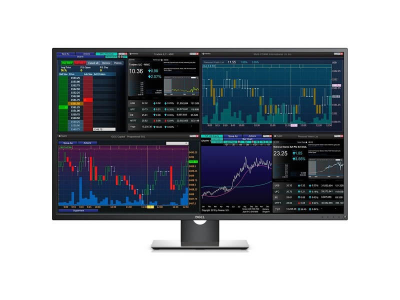 DELL Professional P4317Q 42.51   Multi-Client, 3840 x 2160, UHD 4K, IPS Antiglare, 16:9, 1000:1, 350cd/m2, 8ms, 178/178, DP, Mini DP, 2x HDMI, VGA, 5xUSB3.0, RS232, Headphone out, 2x 8W Speakers, Tilt, 3Y
