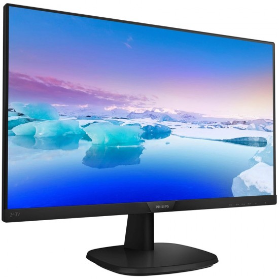Monitor 23.8   Philips 243V7QJABF/00 Black IPS, 16:9, 1920x1080, 4ms, 250 cd/m2, 1000:1, D-Sub, HDMI, DP, 2Wx2, vesa