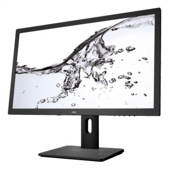 AOC Monitor LED I2475PXQU IPS (23.8  , 16:9, 1920x1080, IPS, 250 cd/m², 1000:1, 200M:1, 5 ms, 178/178°, VGA, DVI, HDMI, HDCP, DP, 4 x USB, Swivel,  Tilt: -5/+25°, Ergonomic height amount, Pivot, Energy Star 7.0, TCO 7.0, EPEAT Gold, Vesa) Black, 3y