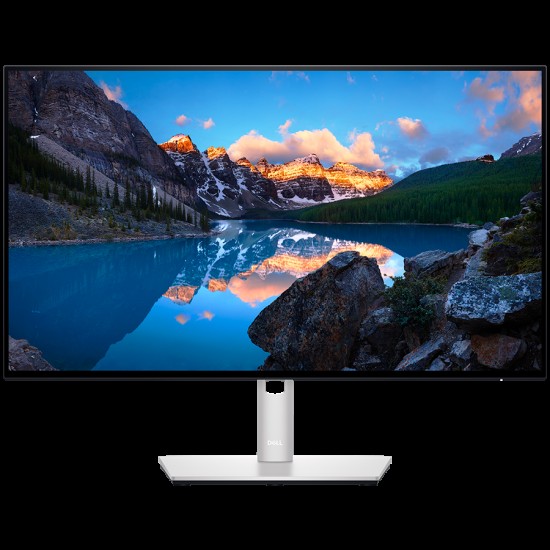 DELL UltraSharp Monitor U2722DE USB-C Hub QHD, 27  (16:9), IPS LED backlit, AG, 3H coating, 2560x1440, 1000:1, 350 cd/m2, 5 ms, 178°/178°, DP, HDMI, USB-C Hub, USB 3.2 Hub, RJ-45, height 150mm, pivot, tilt , swivel, VESA, 3y