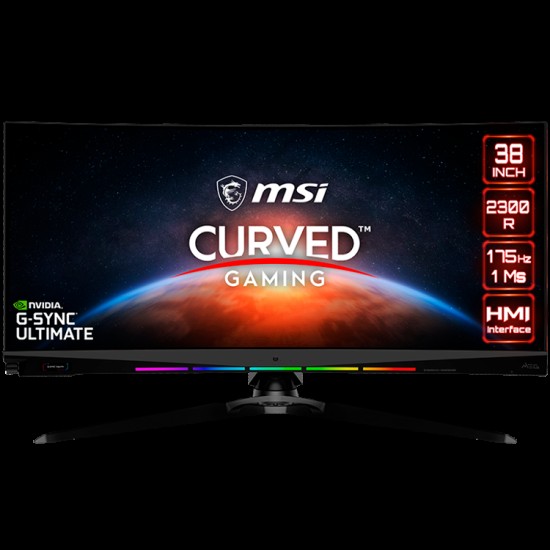 MSI Optix MEG381CQR Plus Curved Gaming Monitor, 37.5