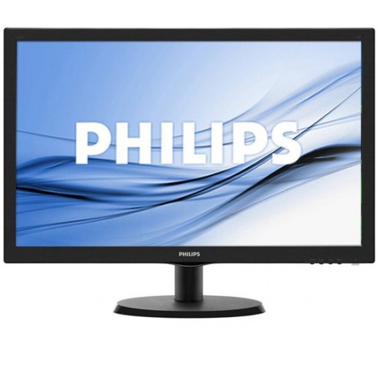 Monitor 21.5   Philips 223V5LHSB/00 Black TN, 16:9, 1920x1080, 5ms, 250 cd/m2, 1000:1, D-Sub, HDMI, vesa