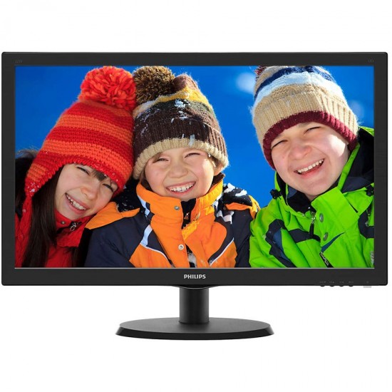 Monitor 21.5   Philips 223V5LHSB2/00 Black TN, 16:9, 1920x1080, 5ms, 200 cd/m2, 600:1, D-Sub, HDMI, vesa