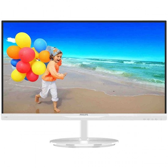 PHILIPS Monitor LED E-Line 234E5QHAW (23  , 16:9, 1920x1080, TFT-LCD, 250 cd/m², 20M:1, 5 ms, 178/178°, VGA/HDMI/MHL-HDMI, 2x 5W speakers) White, 2y
