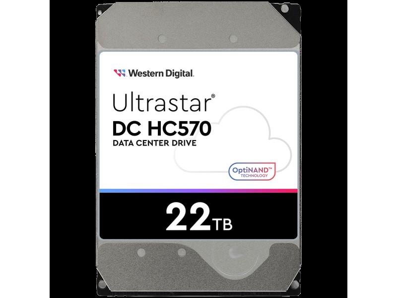 HDD Server WD/HGST ULTRASTAR DC HC570 (3.5’’, 22TB, 512MB, 7200 RPM, SATA 6Gb/s, 512E SE NP3), SKU: 0F48155